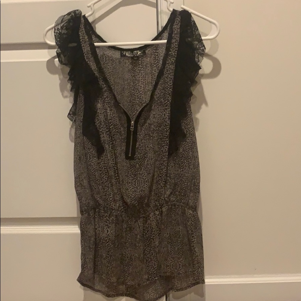Guess snake skin shirt